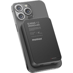 پاوربانک وایرلس 15 وات و تایپ سی 20 وات 20000 مومکس Q.MAG X2 IP133